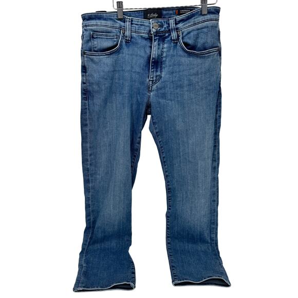 34 Heritage Jeans Mens 32x32 (33x31 ACTUAL) Courage Straight Leg Blue Denim - Picture 2 of 9